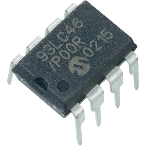Microwire EEPROM Microchip 93LC56B/P kućište DIP-8 format:2kBit 128 x 16 slika