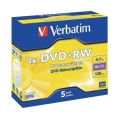 Prazni DVD+RW mediji Verbatim43229, 5 komada, 4,7 GB, 120 min, naljepnice slika