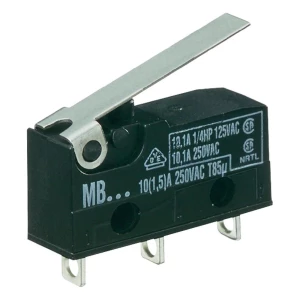 Hartmann miniaturni mikroprekidač 250 V/AC 10 A MBF5B 1-polni slika