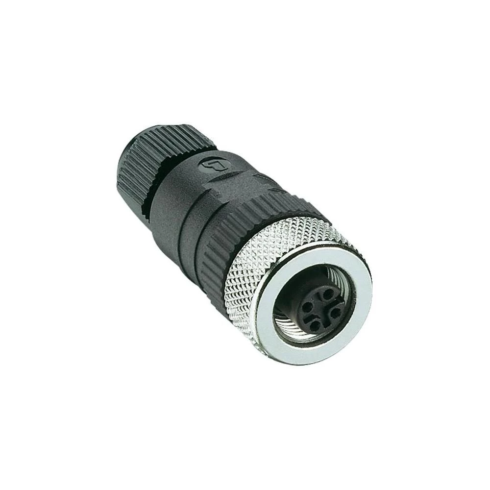 enski konektor za kablove, mogućnost konfekcioniranja, M12RKC 5/7 crni slika