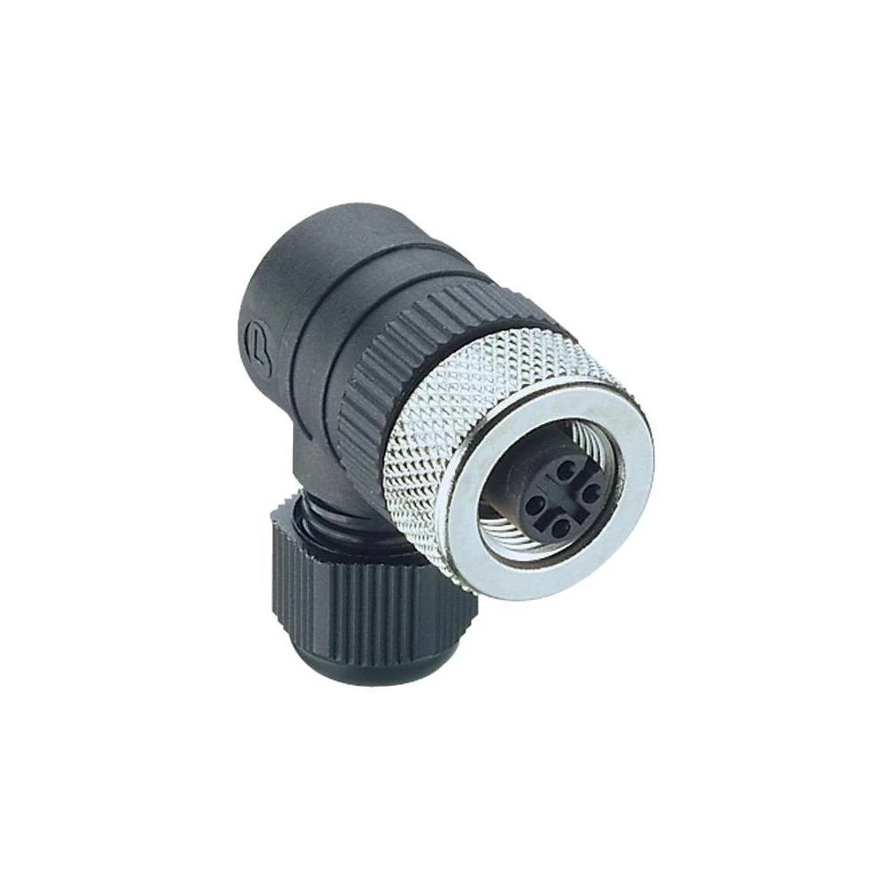 enski konektor za kablove, mogućnost konfekcioniranja, M12RKCW 4/7 crni slika