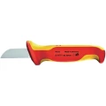 Nož za kabal KNIPEX 98 52 s oznakom ispitane sigurnosti VDE slika
