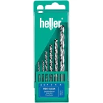 HSS svrdla od kobalta i nehrđajućeg čelika prema normi DIN 338, komplet od 6 kom