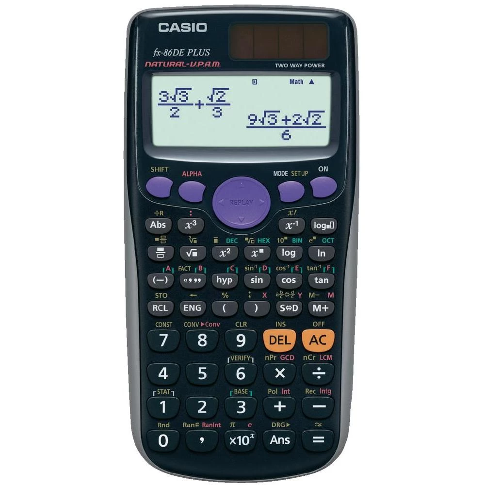 CASIO FX-86DE PLUS školski kalkulator slika