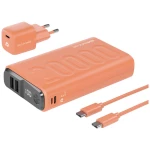 RealPower PB-20000 Power Pack powerbank (rezervna baterija) 20000 mAh  Li-Ion USB, USB-C® narančasta