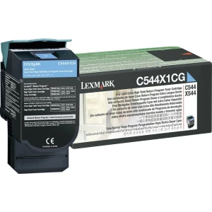 Lexmark Povratni toner C544 C546 X544 X546 X548 C544X1CG Original Cijan 4000 Stranica slika
