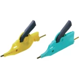 SKS Hirschmann KLEPS FP 2B 0.73 mm krokodil spojka zeleno-žuta 974101188