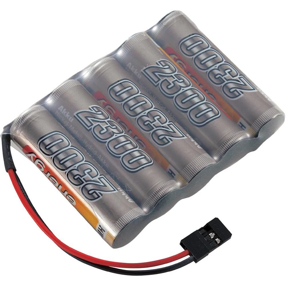 Akumulatorski paket Conrad energy za prijemnike, 6 V, 2.300mAh, paralelan, JR-ko