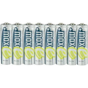 Ansmann maxE NiMH Mignon akumulatorske baterije 6 + 2 gratis (O x D) 14 mm x 50, slika