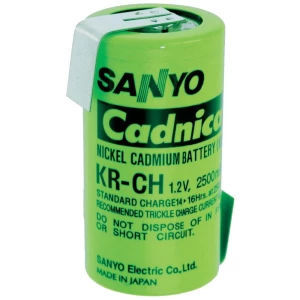 NiCd akumulatorska baterija Sanyo tipa C, pogodna za visoketemperature, 1,2 V, 2 slika