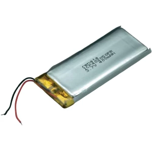 LiPo-akumulator Renata ICP402050PR, 3,7 V, 420 mAh, ICP052153, (D x Š x V) 52,5 slika