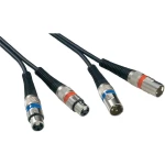 Dvostruki mikrofonski kabel 2 X XLR-M/XLR-F 3 m Paccs