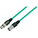 Mikrofonski kabel Paccs, 10 m, zeleni, muški XLR-konektor/ženski XLR-konektor