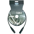 DMX-Kabel, muški XLR-konektor/ženski XLR-konektor, 10 m, crni KDMX10 AH Cables slika