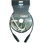 DMX-Kabel, muški XLR-konektor/ženski XLR-konektor, 1,5 m, crni KDMX150 AH Cables