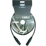 DMX-Kabel, muški XLR-konektor/ženski XLR-konektor, 3 m, crni KDMX3 AH Cables