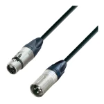 Kabel Neutrik XLR MALE/FEMALE,1 m KM1FMBLK AH Cables