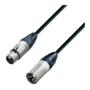Kabel Neutrik XLR MALE/FEMALE,1 m KM1FMBLK AH Cables slika