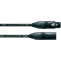 Mikrofonski kabel CordialR CMFLEX 222, 2 x 0,22 mm2, 1 m, crne boje, ženski XLR- slika