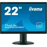 LED ekran 55.9 cm (22 Zoll) Iiyama B2280WSD-B1 1680 x 1050 Pixel 16:10 5 ms DVI,