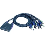 KVM Prekidač Aten CS64US, 4-porta za USB ulazne uređaje i DVI-grafiku s prijenos