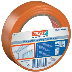 Zaštitna traka Tesa, 4843-00-02,(D x Š) 33 m x 50 mm, narančaste boje, PVC, sad slika