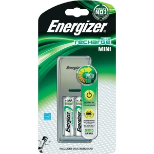 Mini punjač Energizer 635083 + 2 akumulatorske baterije tipa AA (Mignon) 638577 slika
