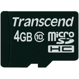 Kartica microSDHC Transcend, 4GB, klasa 10 TS4GUSDC10 slika