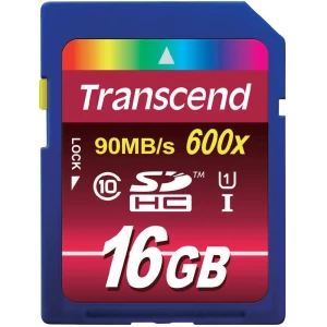 SDHC-kartica Transcend, 16 GB, klasa 10, UHS-1 TS16GSDHC10U1 slika
