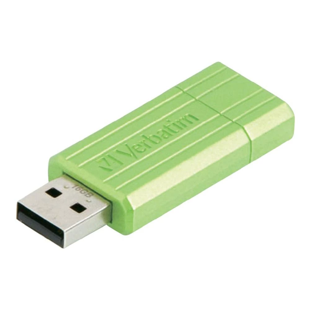USB-ključ Verbatim Pin Stripe,16 GB, USB 2.0, zelene boje 49070 slika