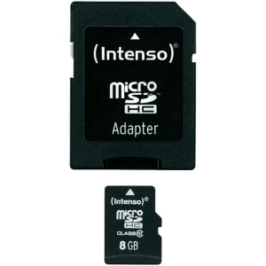 Kartica microSDHC Intenso, 8 GB, klasa 10, sa SD-adapterom 3413460 slika