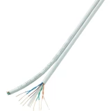 CCA mrežni kabel CAT 6, pakirani 2 x (4 x 2 x 0.196 mm) bijeli 50 m Conrad H2120