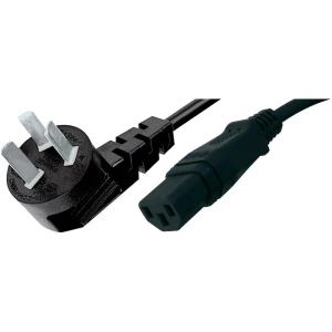 Priključni kabel za rashladne uređaje [ kineski utikač - utikač C13] crna 2 m HAWA 1008258 slika