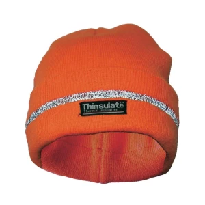 Zaštitna pletena kapa Upixx Lasse 40312, jako narančaste boje slika