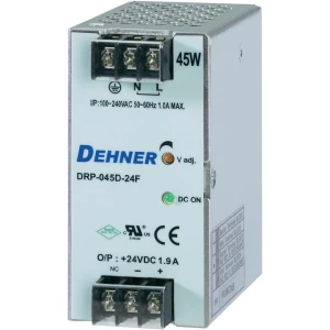 Dehner Elektronik DRP045D-05FTN Adapter napajanja za DIN-letvu, DIN-napajanje 5 slika