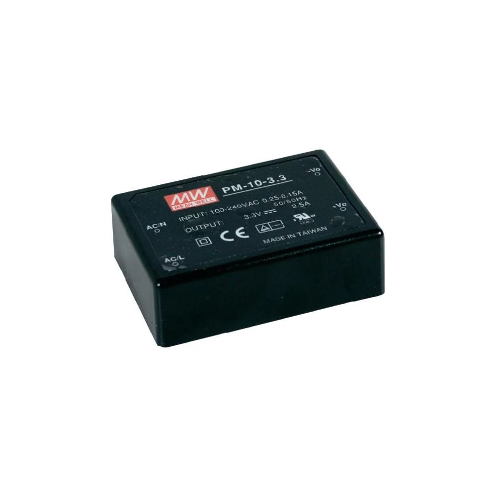 MeanWell PM-10-24 -Mrežni napajač za tiskano vezje, 24 V/DC, 0.42 A, 10 W slika