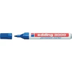 Trajni marker Edding 3000, širina linije: 1,5-3 mm, plava