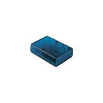 Hammond Electronics 1593XTBU-Ručno kućište, ABS plavo, prozirno, 140x66x28mm