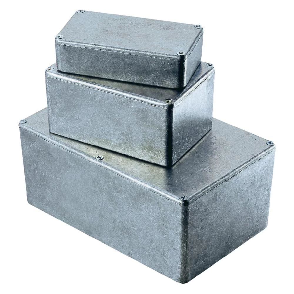 Hammond Electronics 1590F-Univerzalno kućište, aluminij, tlačna litina, 187.5x18 slika