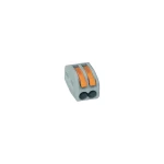 Spojna stezaljka Wago serije 222, prorez 0,08-4 mm2, 32 A, siva/narančasta, 50 k