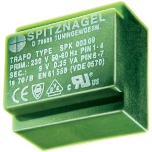 Transformator za tiskanu pločicu Spitznagel 1500341, sadržaj: 1 komad SPK 00318 slika