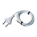 Priključni kabel [ euro utikač - kabel, otvoreni kraj] bijeli 1.5 m 6777 slika