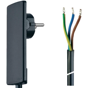 Schulte Elektrotechnik Priključni kabel s plosnatim utičem, 1,5 m 151000151100 slika