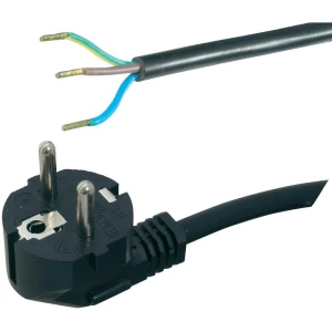 Kabel za napajanje Hawa 1008210,1,5 m, crne boje, H05VV-F 3G0,75 slika