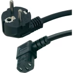 Priključni kabel za rashladne uređaje [ šuko utikač - IEC utikač C13] crna 2 m HAWA 1008236
