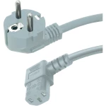 Priključni kabel za rashladne uređaje [ šuko utikač - IEC utikač C13] siva 2 m HAWA 1008237