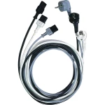 Priključni kabel za rashladne uređaje [ šuko utikač - IEC utikač C13] crna 2.5 m LappKabel 73222334