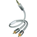 Inakustik-Činč/JACK audio priklj. kabel [2x činč utikač - 1x JACK utikač 3.5mm] slika