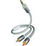 Inakustik-Činč/JACK audio priklj. kabel [2x činč utikač - 1x JACK utikač 3.5mm]