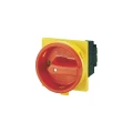 Eaton T0-2-1/EA/SVB-Odmični prekidač sa zaključavanjem, 20A, 1x90°, žut, crven, slika